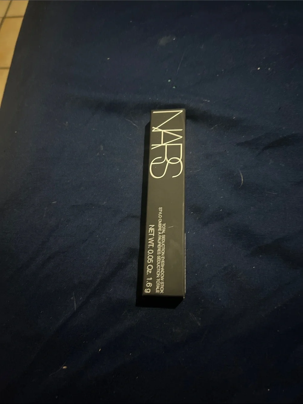 NARS eyeshadow in Black Packaging box. Total seduction eyeshadow stick. BNIB